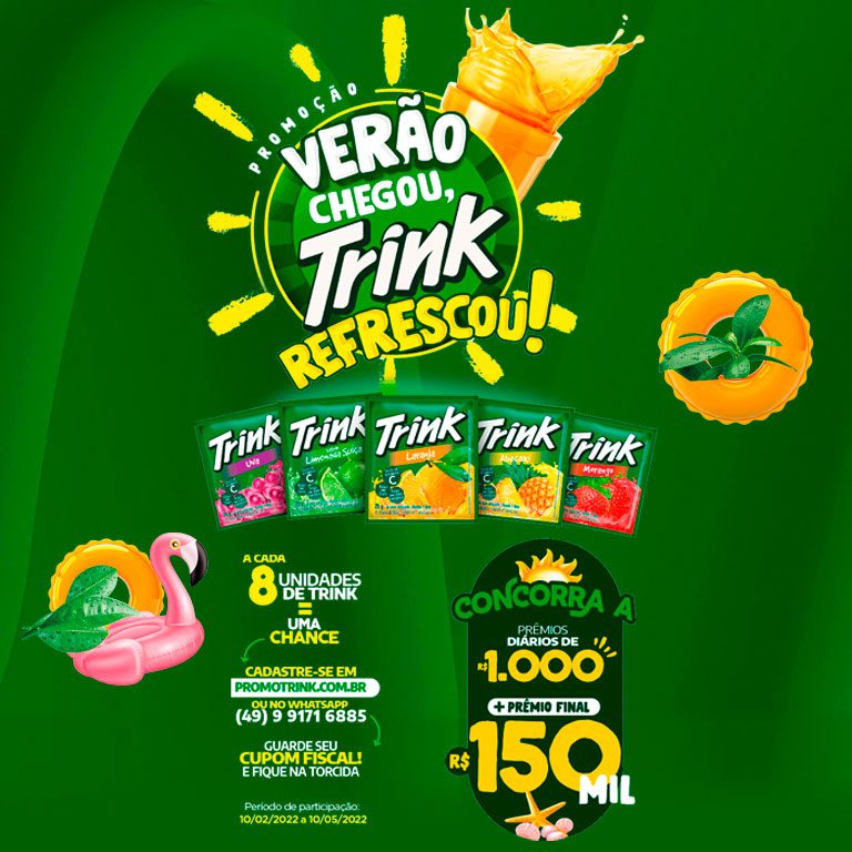 Promoção - Verão Chegou, Trink® Refrescou