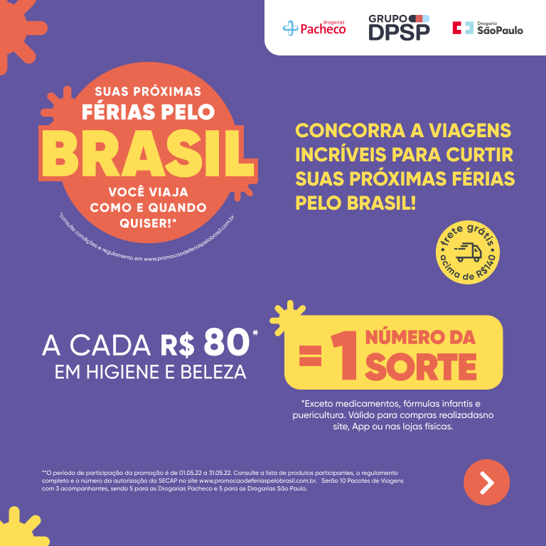 PACHECO - PROMOÇÃO: DE FÉRIAS PELO BRASIL