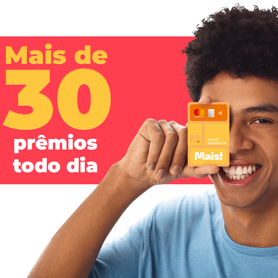 CARTÃO MAIS - PROMOÇÃO: RASPE E GANHE MAIS!