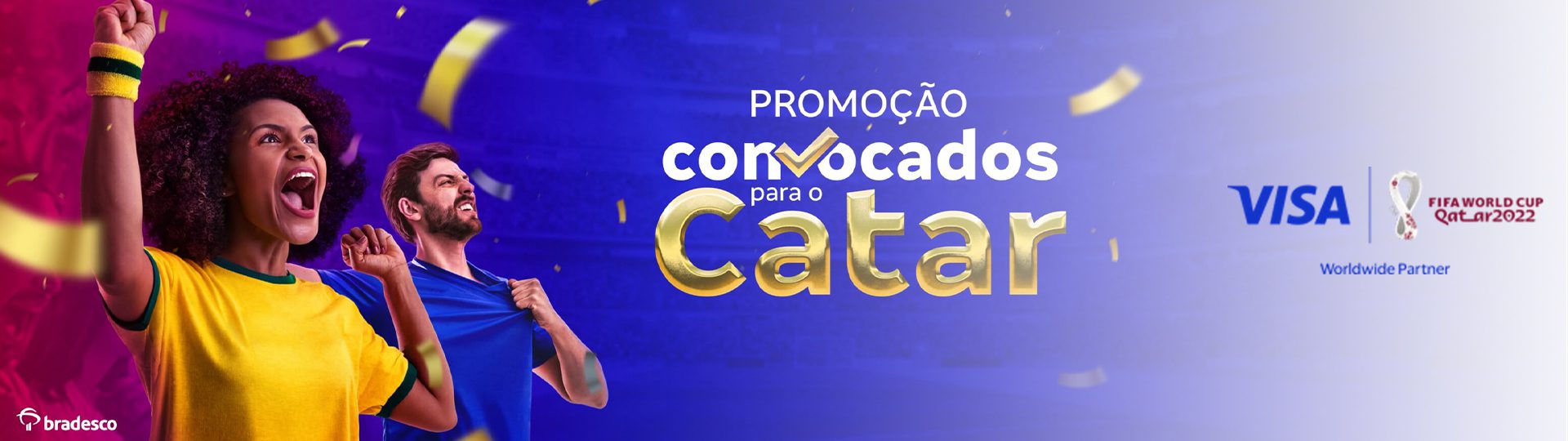 Bradesco Convocados para o Catar - Banner