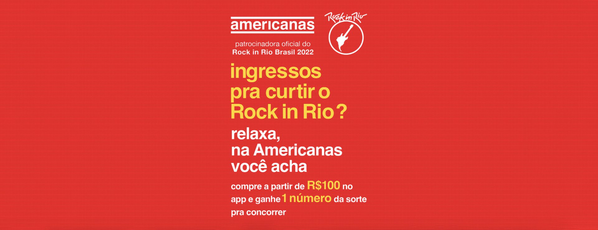 Promocao Americanas no Rock In Rio