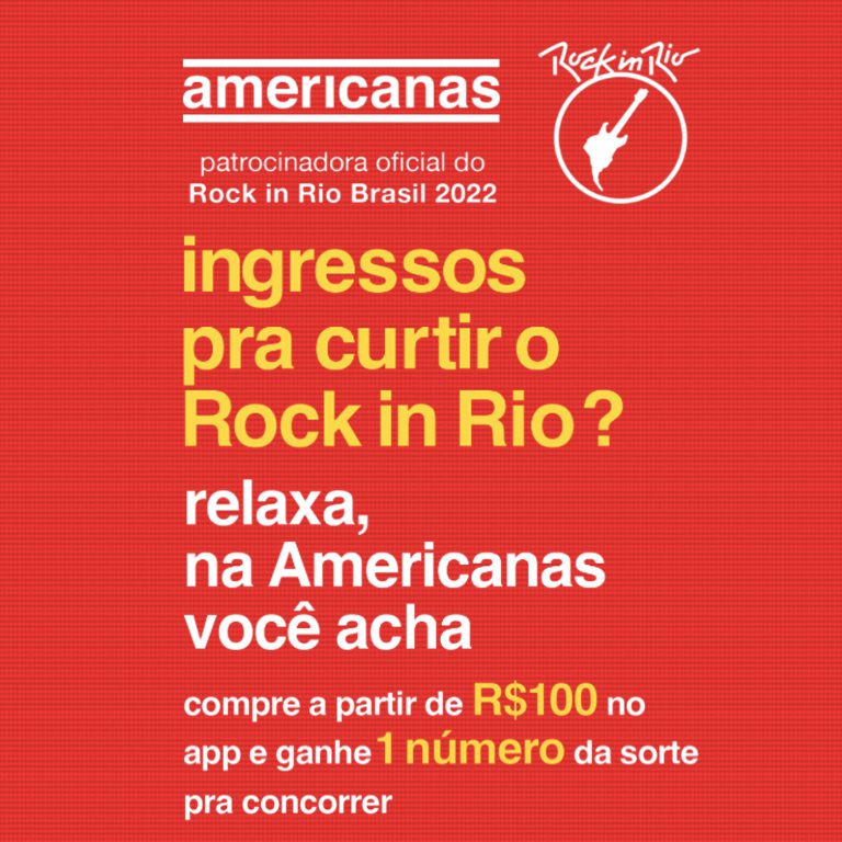 Promocao Americanas no Rock In Rio