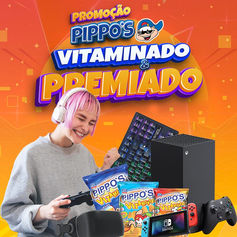 Promoção Pippo's Vitaminado & Premiado - Banner - Capa