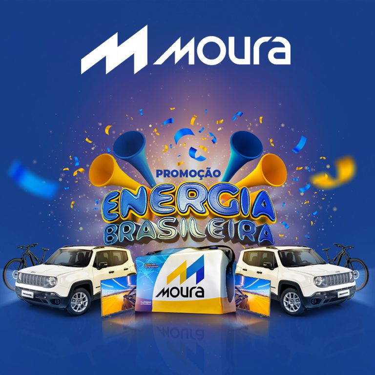 Promoção Baterias Moura Energia Brasileira - Banner - Capa