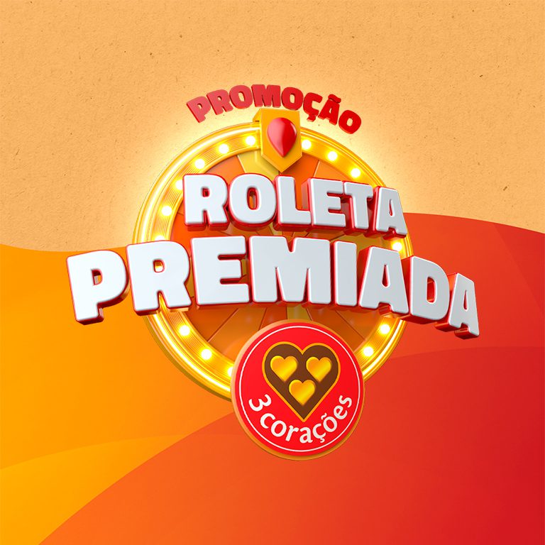 Roleta Premiada Café 3 corações - Banner - Capa