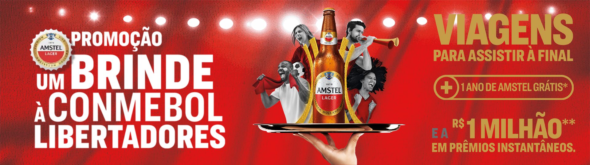 AMSTEL® - PROMOÇÃO: UM BRINDE Á LIBERTADORES banner-1920x540.92jpg