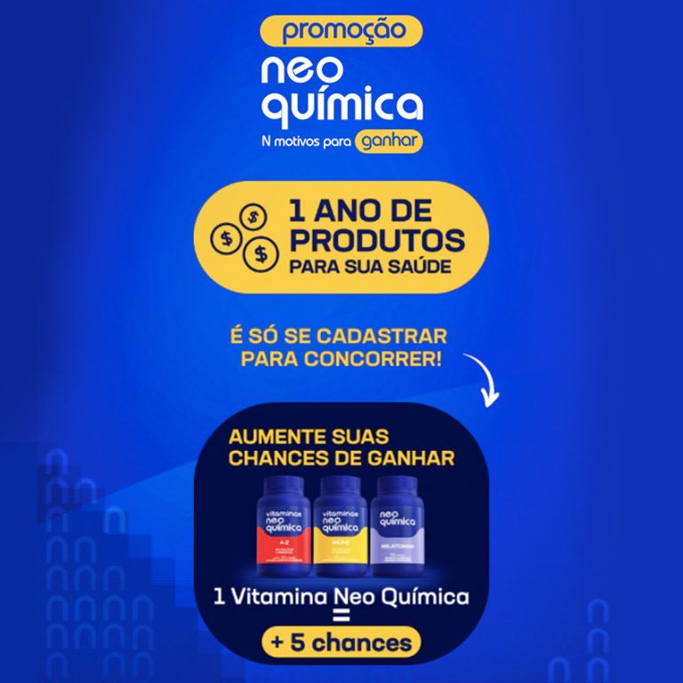 NEO QUÍMICA® - PROMOÇÃO: N MOTIVOS PARA GANHAR