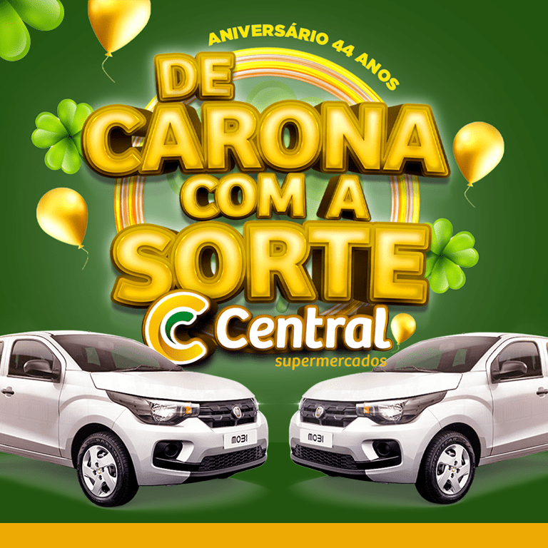 CENTRAL® - PROMOÇÃO DE CARONA COM A SORTE