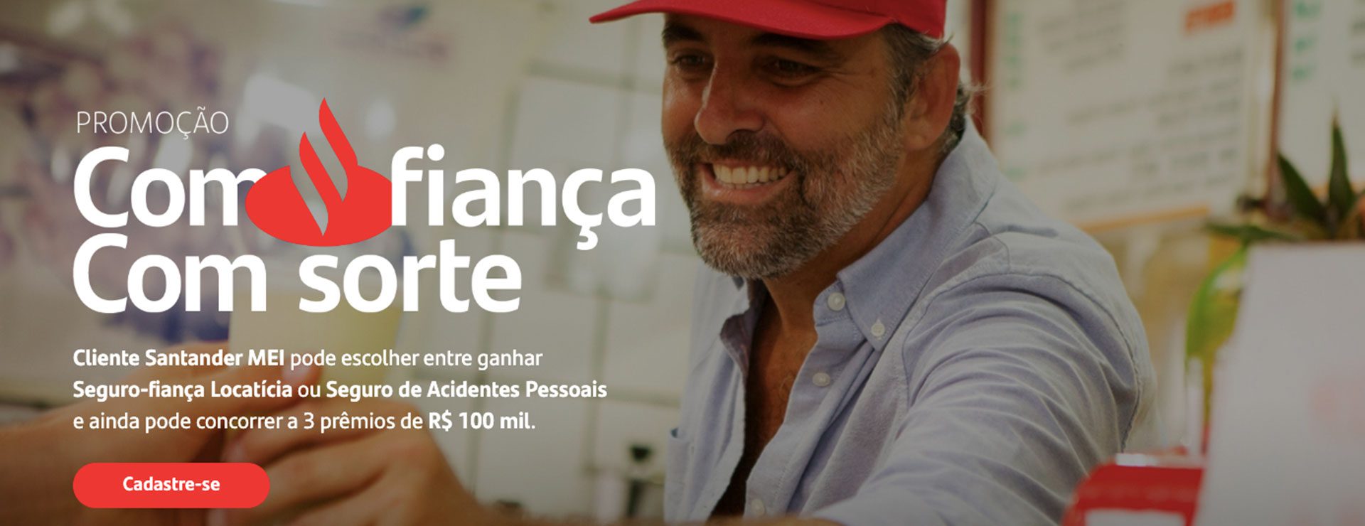 SANTANDER® - PROMOÇÃO: COM CONFIANÇA, COM SORTE 1920 por 740 píxeis